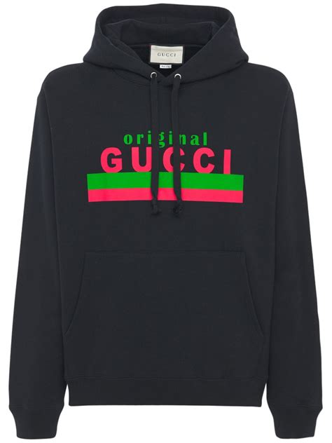 men's gucci sweatshirt sale|Gucci hoodie original price.